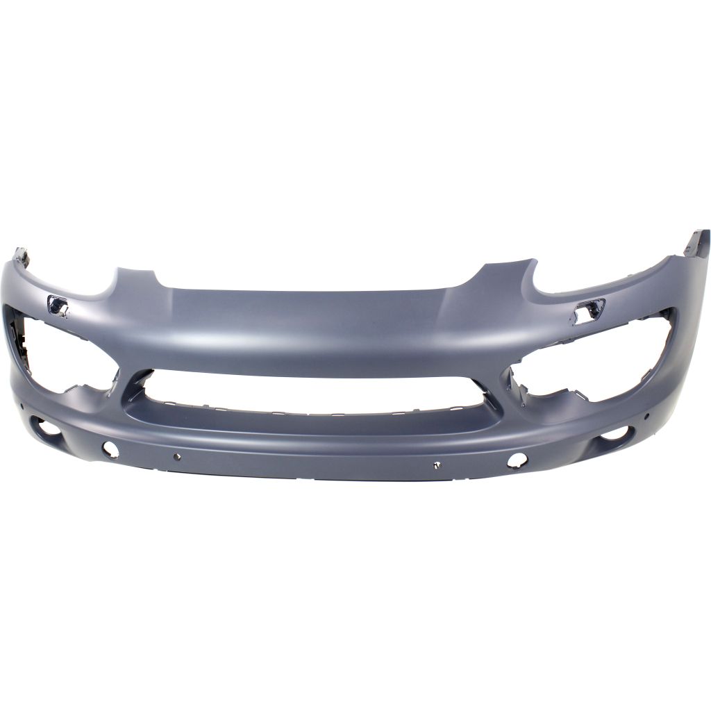 PORSCHE CAYENNE FRONT BUMPER COVER PRIMED (W/WASHER)(W/SENSOR)(BASE/S/PLATINUM) OEM#95850522131G2L 2011-2014 PL#PO1000144