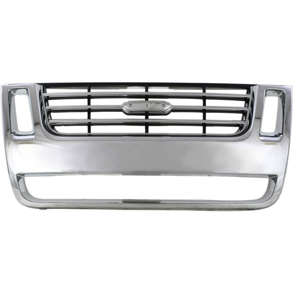 FORD TRUCKS & VANS EXPLORER SPORT TRAC (PICKUP) GRILLE CHROME**CAPA** OEM#8L2Z8200CA 2007-2010 PL#FO1200477C