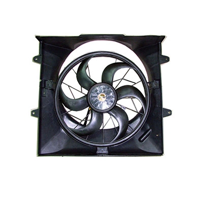 JEEPVEHICLE GRAND CHEROKEE RADIATOR & A/C FAN ASSY (SINGLE FAN)(W/O SHROUD)(4.0L)(W/O TOWING OEM#52079528AD-PFM 2004 PL#CH3115142