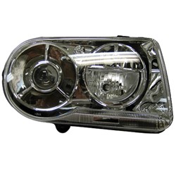 CHRYSLER 300 HEAD LAMP ASSY RIGHT (Passenger Side) 5.7L (HALOGEN)(PROJECTOR)**CAPA** OEM#57010862AA 2005-2010 PL#CH2503167C