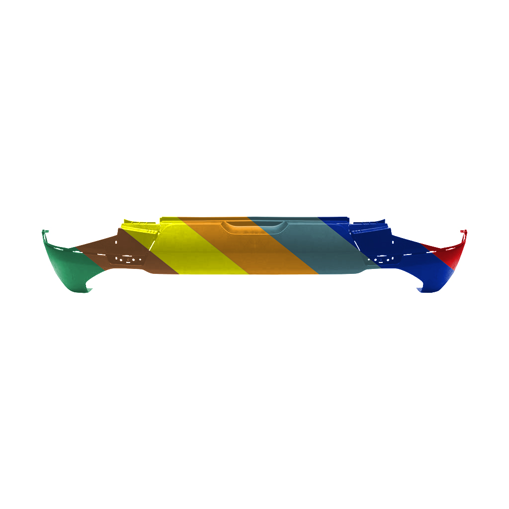 GM TRUCKS & VANS BLAZER REAR BUMPER COVER LOWER TEXTURE (WO/SENSOR)(EXC RS) OEM#84586872 2019-2022 PL#GM1115161