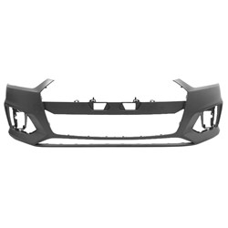 AUDI A5 CABRIO FRONT BUMPER COVER PRIMED (WO/WASHER)(WO/SENSOR)(WO/S-LINE) **CAPA** OEM#8W6807065GRU 2018-2019 PL#AU1000279C