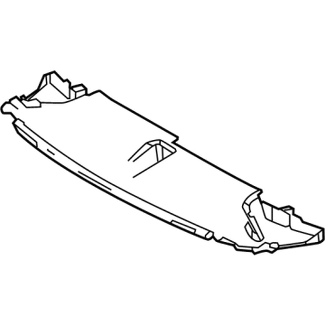 LEXUS RX 350h/500h FRONT SPLASH SHIELD ( FRONT BUMPER UNDER CVR)(LOWER IMPACT ABSORBER) OEM#526180E120 2023-2025 PL#LX1070172