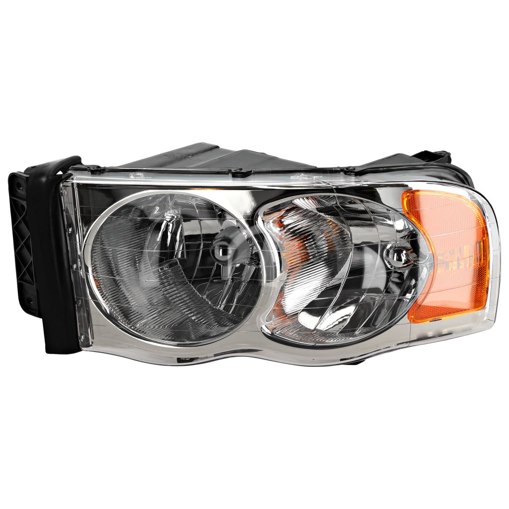DODGE TRUCKS & VANS DODGE/PU ( R1500)(EXC Mega Cab 06-08) HEAD LAMP ASSEMBLY LEFT (Driver Side) OEM#55077121AG 2005 PL#CH2502161