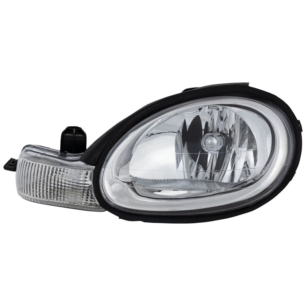 DODGE NEON/SX 2.0 HEAD LAMP ASSEMBLY LEFT (Driver Side) (CHROME BEZEL) OEM#5288509AH 2000-2002 PL#CH2502124