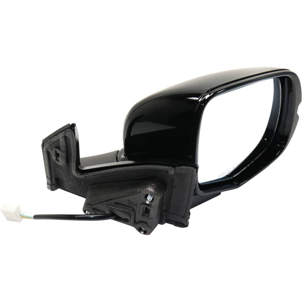 HONDA RIDGELINE DOOR MIRROR RIGHT (Passenger Side) PWR/N-HTD (GLOSS BLACK)(SPORT MDL) OEM#76200T6ZA41ZB 2017-2020 PL#HO1321310