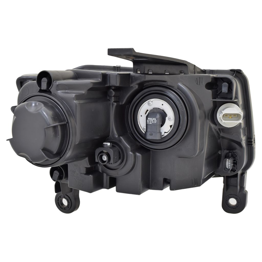 JEEPVEHICLE GRAND CHEROKEE / GRAND CHEROKEE WK HEAD LAMP ASSY LEFT (Driver Side) (HALOGEN)(BLACK)(EXC 75th ED) OEM#68236109AE 2014-2016 PL#CH2502308