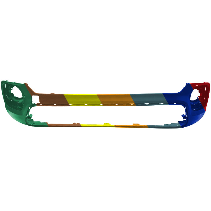 JEEPVEHICLE COMPASS FRONT BUMPER COVER LOWER TXT-BLACK (WO/SENSOR)(TRAILHAWK) OEM#6WY86RXFAA 2022-2025 PL#CH1015147