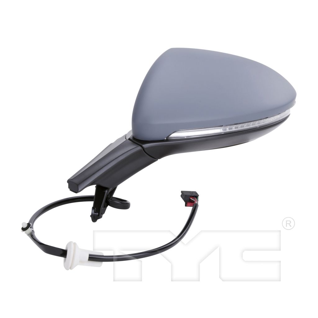 VOLKSWAGEN GOLF ALLTRACK DOOR MIRROR LEFT (Driver Side) PWR/HTD/SIGNAL OEM#5GM8575079B9-PFM 2017-2019 PL#VW1320154