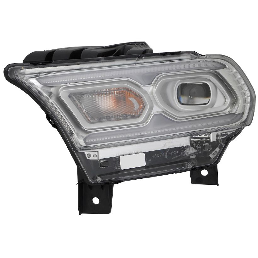 DODGE TRUCKS & VANS DURANGO HEAD LAMP ASSY LEFT (Driver Side) (W/TURN SIGNAL)(CHROME) OEM#68433777AF 2021-2025 PL#CH2502343