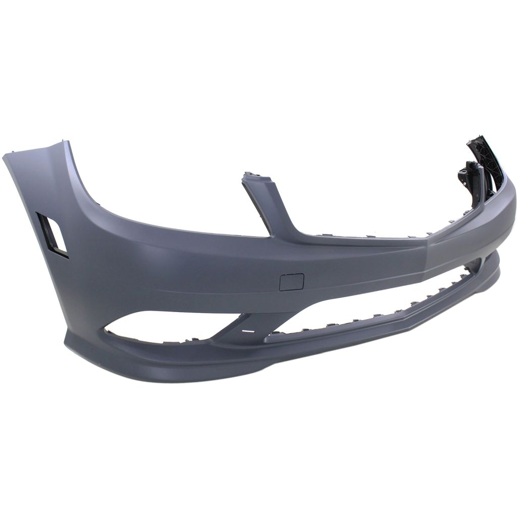MERCEDES-BENZ C-CLASS SEDAN (204) FRONT BUMPER COVER PRIMED (SPORT)(WO/WASH)(WO/SEN)(EXC C63)(LED DRL) **CAPA** OEM#2048856138 2011 PL#MB1000424C