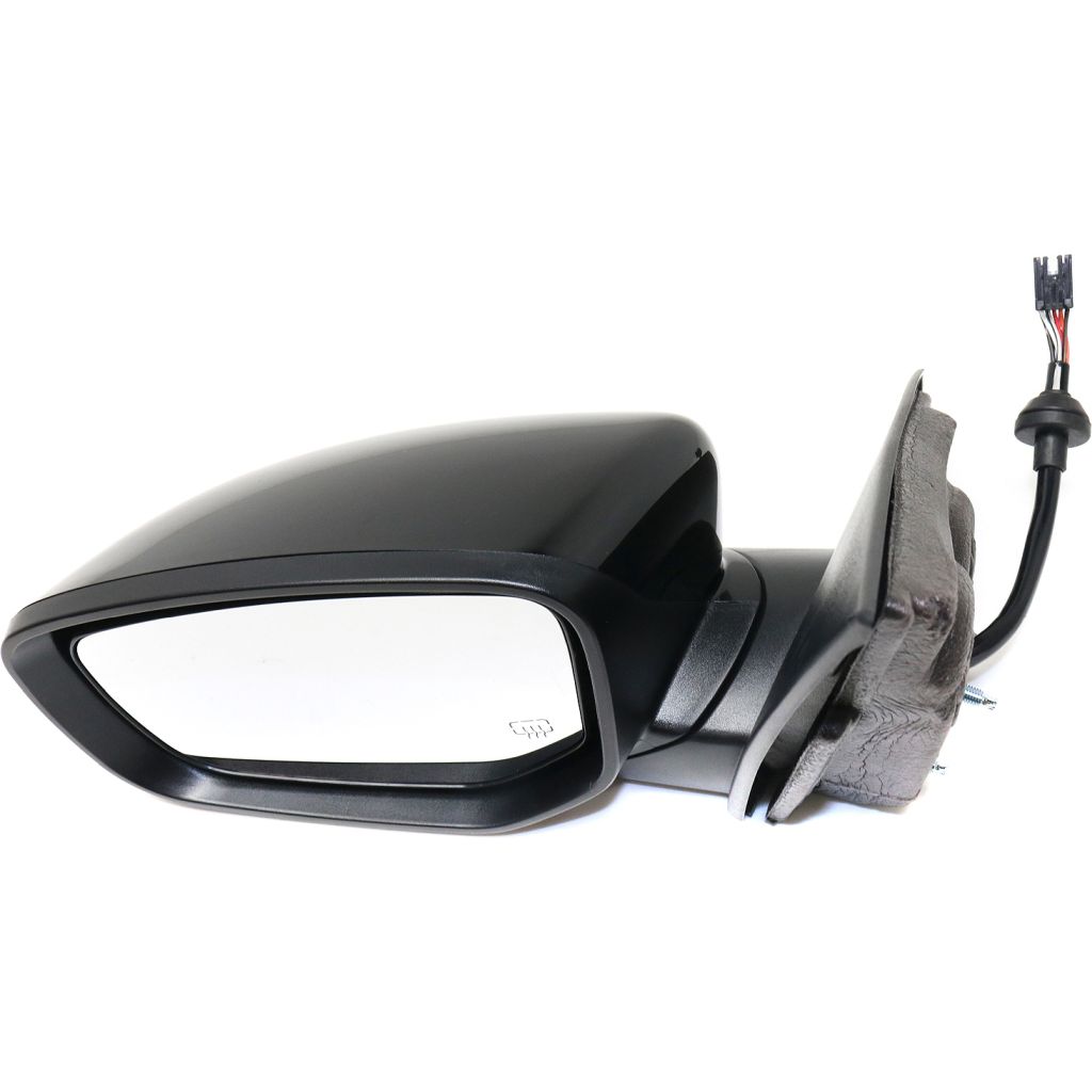 DODGE DART DOOR MIRROR LEFT (Driver Side) PWR/HTD/SIGNAL/PUDDLE (WO/BLIND SYSTEM) OEM#6AC751X8AA-PFM 2016 PL#CH1320408