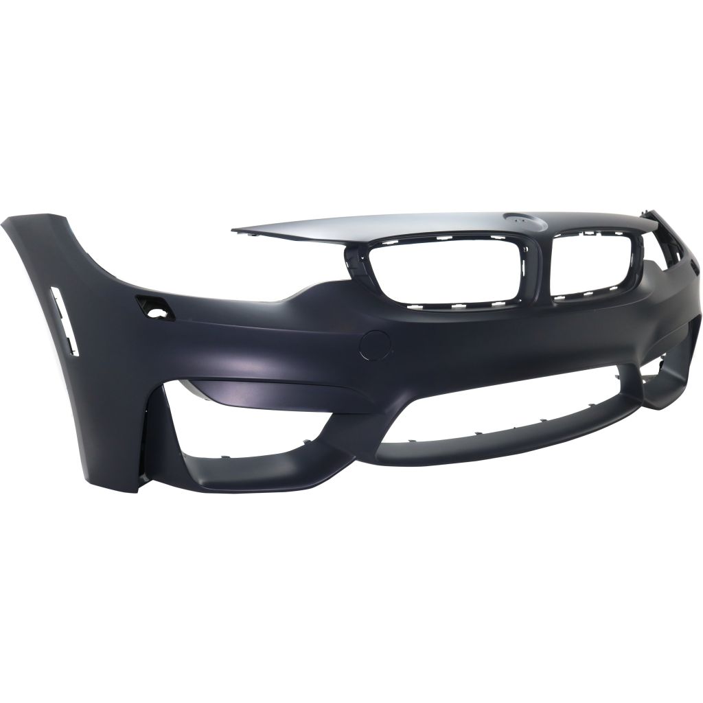 BMW BMW M4 COUPE/CONVERTIBLE FRONT BUMPER COVER PRIMED (W/WASHER)(WO/SENSOR)(WO/CAMERA)**CAPA** OEM#51118058824 2015-2020 PL#BM1000409C