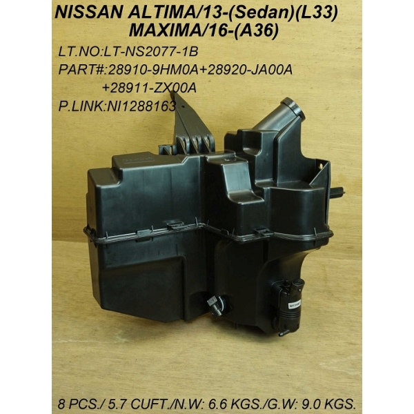NISSAN(DATSUN) MAXIMA WASHER TANK W/PUMP W/SENSOR OEM#289109HM0A 2016-2023 PL#NI1288163