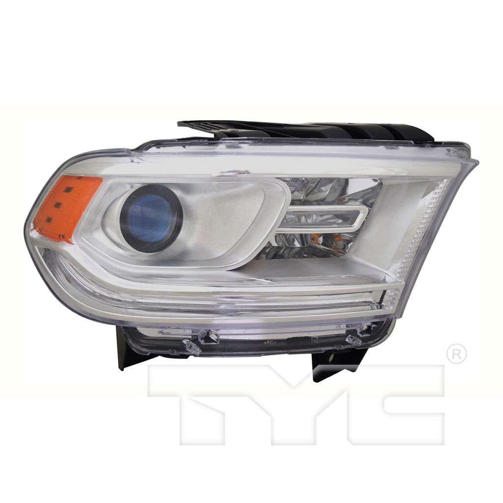 DODGE TRUCKS & VANS DURANGO HEAD LAMP ASSY RIGHT (Passenger Side) (HALOGEN)(WO/LED DRL)(CHROME BEZEL) OEM#68299136AF 2016-2020 PL#CH2503303