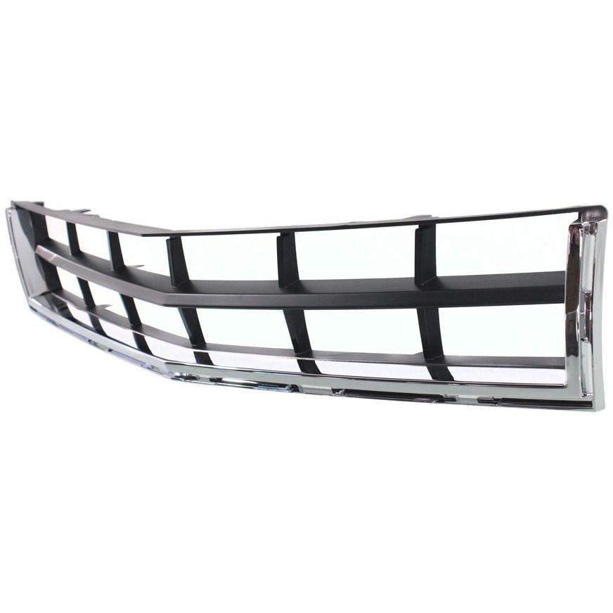 CADILLAC SRX FRONT BUMPER GRILLE CENTER CHR/BLK **CAPA** OEM#25778326 2010-2012 PL#GM1036129C