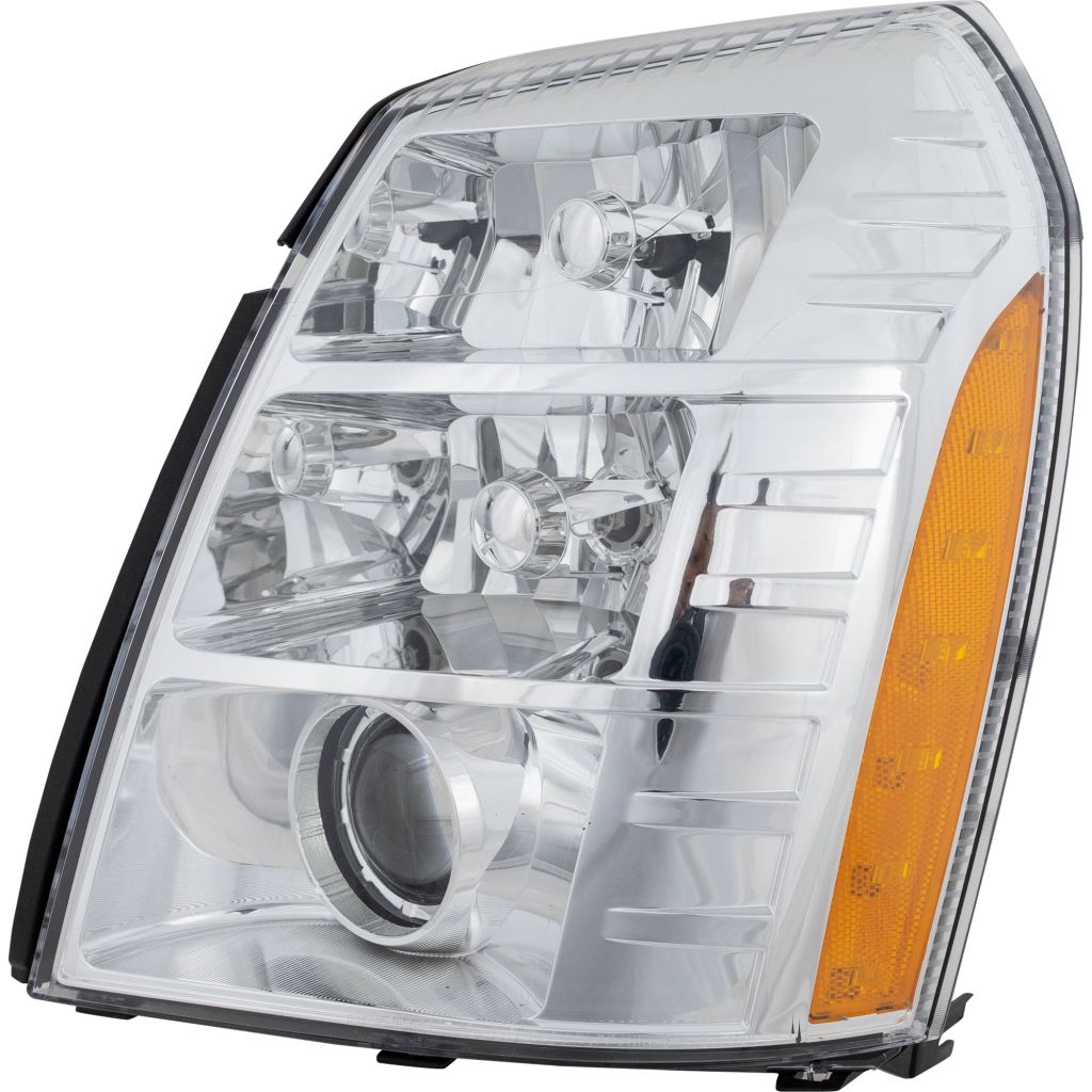 CADILLAC ESCALADE HYBRID HEAD LAMP ASSY LEFT (Driver Side) (HID)(1ST DESIGN)**CAPA** OEM#25897648 2009 PL#GM2502291C