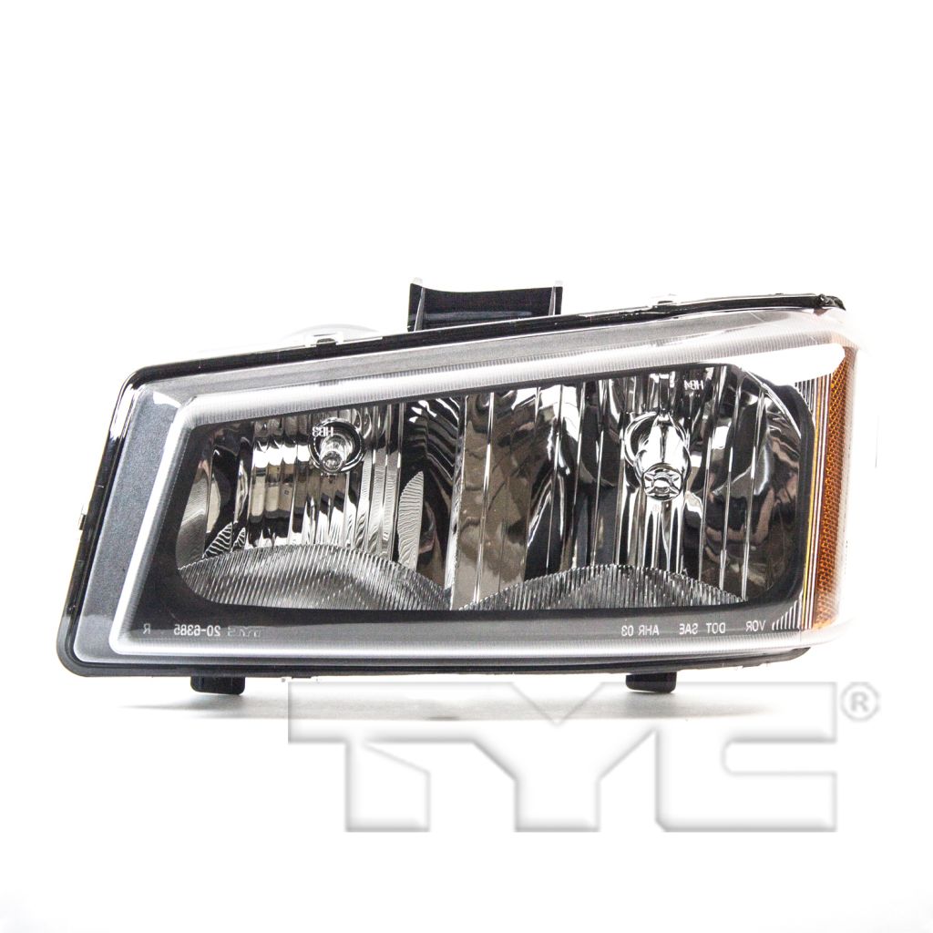 GM TRUCKS & VANS SILVERADO/PU (CHEVY) (07 OLD STYLE) HEAD LAMP ASSY LEFT (Driver Side) **CAPA** OEM#10396913 2003-2007 PL#GM2502257C