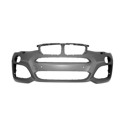 BMW BMW X3 FRONT BUMPER COVER PRIMED (W/SENSOR)(W/M PKG)**CAPA** OEM#51118064119 2015-2017 PL#BM1000376C