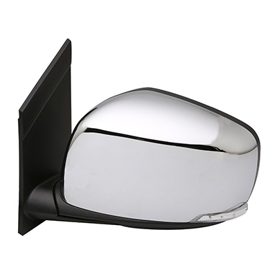 CHRYSLER TOWN & COUNTRY DOOR MIRROR LEFT (Driver Side) PWR/HTDSIGNAL/MEMORT/M-FOLD (WO/DIM)(CHROME CVR)(10H7P) OEM#5113325AA 2008-2010 PL#CH1320383