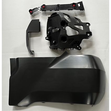 TOYOTA TUNDRA REAR BUMPER END COVER ASSY LEFT (Driver Side) PRIMED (WO/SENSOR)(WO/WHEEL OPENING MLDG) OEM#521620C903-PFM 2022-2025 PL#TO1104142
