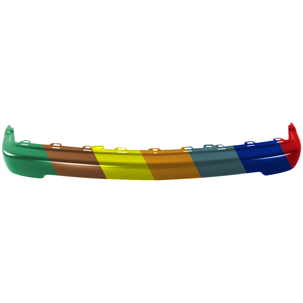GM TRUCKS & VANS S10/SONOMA/PICKUP FRONT BUMPER PTD PLN (CHEVY) OEM#15007660 1998-2004 PL#GM1002367