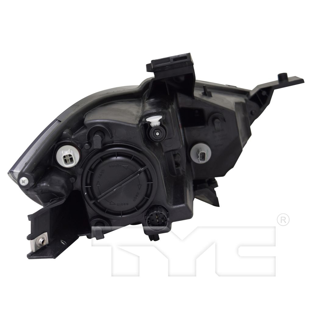 DODGE DART HEAD LAMP ASSEMBLY LEFT (Driver Side) (HALOGEN)(BLK BEZEL) OEM#68085141AL 2013-2015 PL#CH2502240