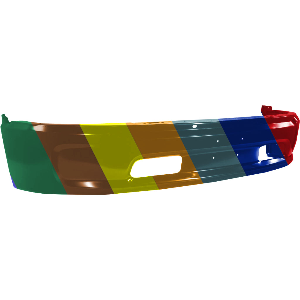DODGE TRUCKS & VANS DODGE/PU (R1500) FRONT BUMPER PTD (WO/FOG)(WO/SENSOR) OEM#68160856AC 2014-2022 PL#CH1002401