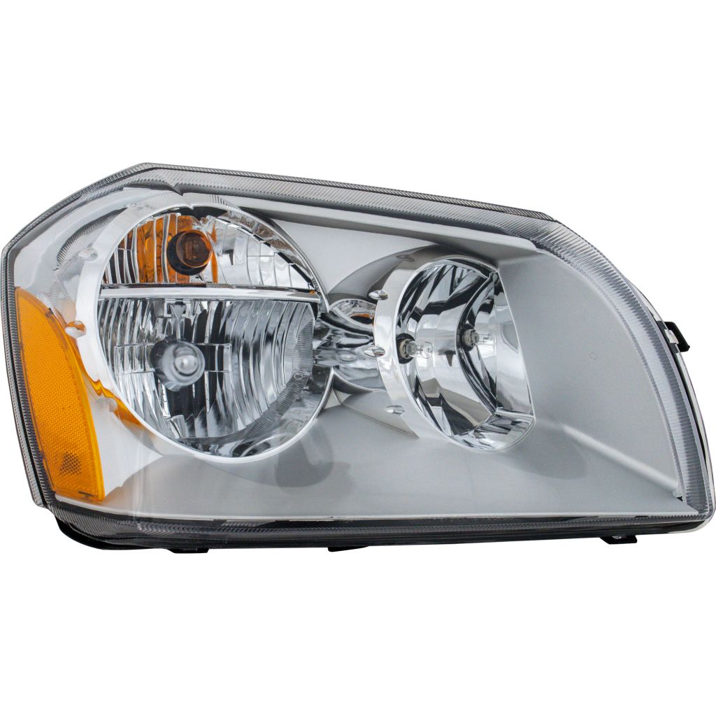 DODGE MAGNUM HEAD LAMP ASSEMBLY RIGHT (Passenger Side) (5.7L)(W/CHR BEZEL) OEM#4806058AG 2005-2007 PL#CH2503165