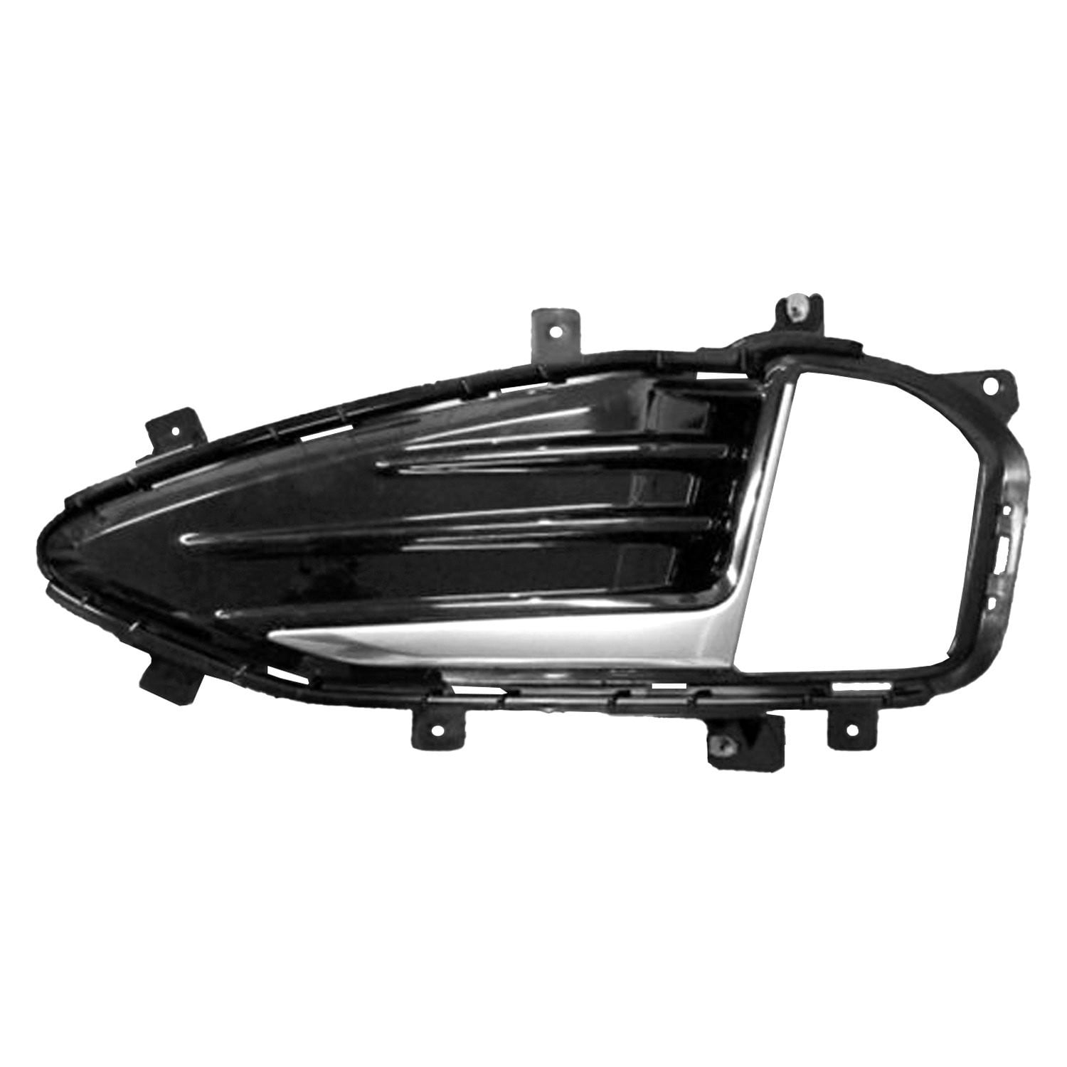 FORD TRUCKS & VANS EDGE FOG LAMP COVER LEFT (Driver Side) BUMPERLK (W/FOG)(W/SATIN MLDG)(ST) OEM#KT4Z15266CB 2019-2024 PL#FO1038188