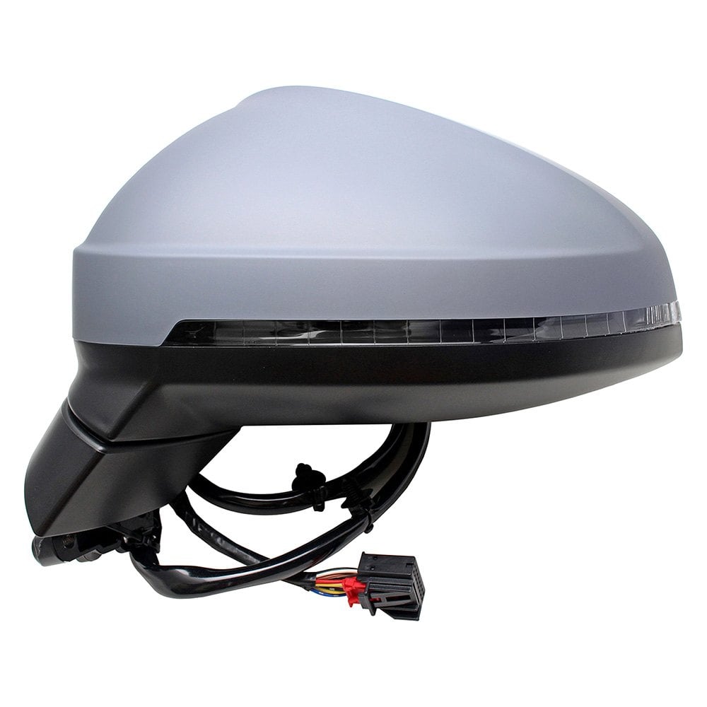 AUDI ALLROAD (A4)(WAGON) DOOR MIRROR LEFT (Driver Side) PWR/HTD/SIGNAL (WO/LANE DEPARTURE)(WO/AUTO DIMMING)(PTM) OEM#8W1857409T9B9-PFM 2017-2019 PL#AU1320135