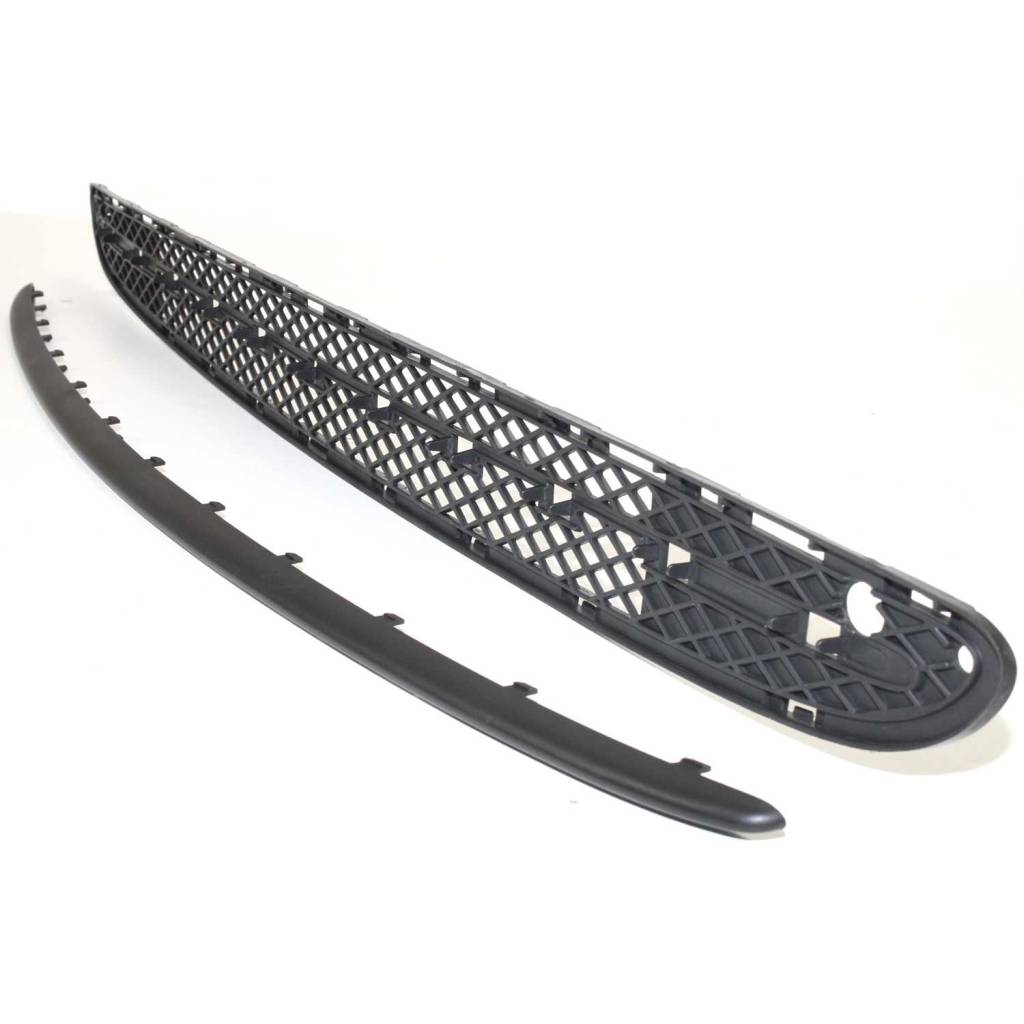 MERCEDES-BENZ C-CLASS SEDAN/WAGON (203) FRONT BUMPER GRILLE PRIMED (Open Type)(Avantgrade)(W/O AMG) OEM#20388009059999 2001-2007 PL#MB1036103
