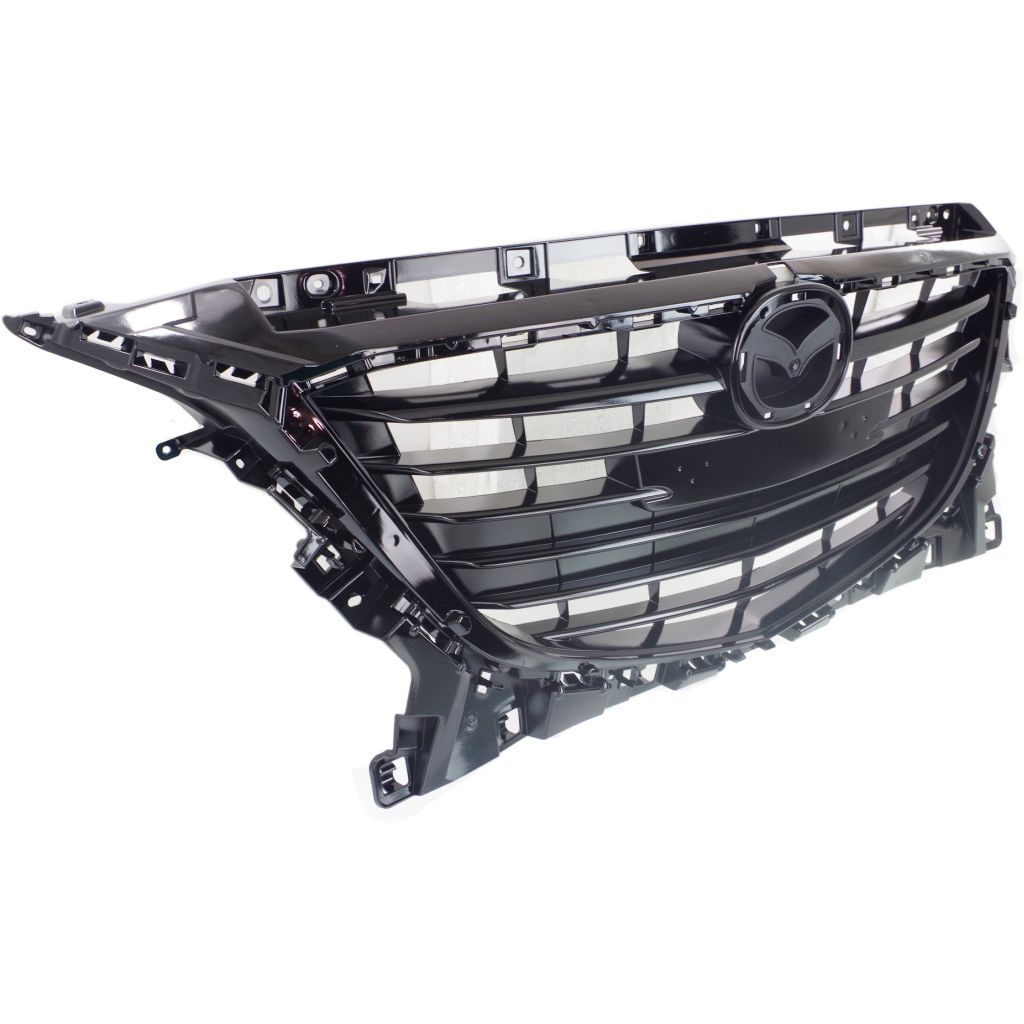 MAZDA MAZDA3 GRILLE GLOSS BLACK (WO/ADAPTIVE CRUISE) OEM#BJE150712B 2014-2016 PL#MA1200196