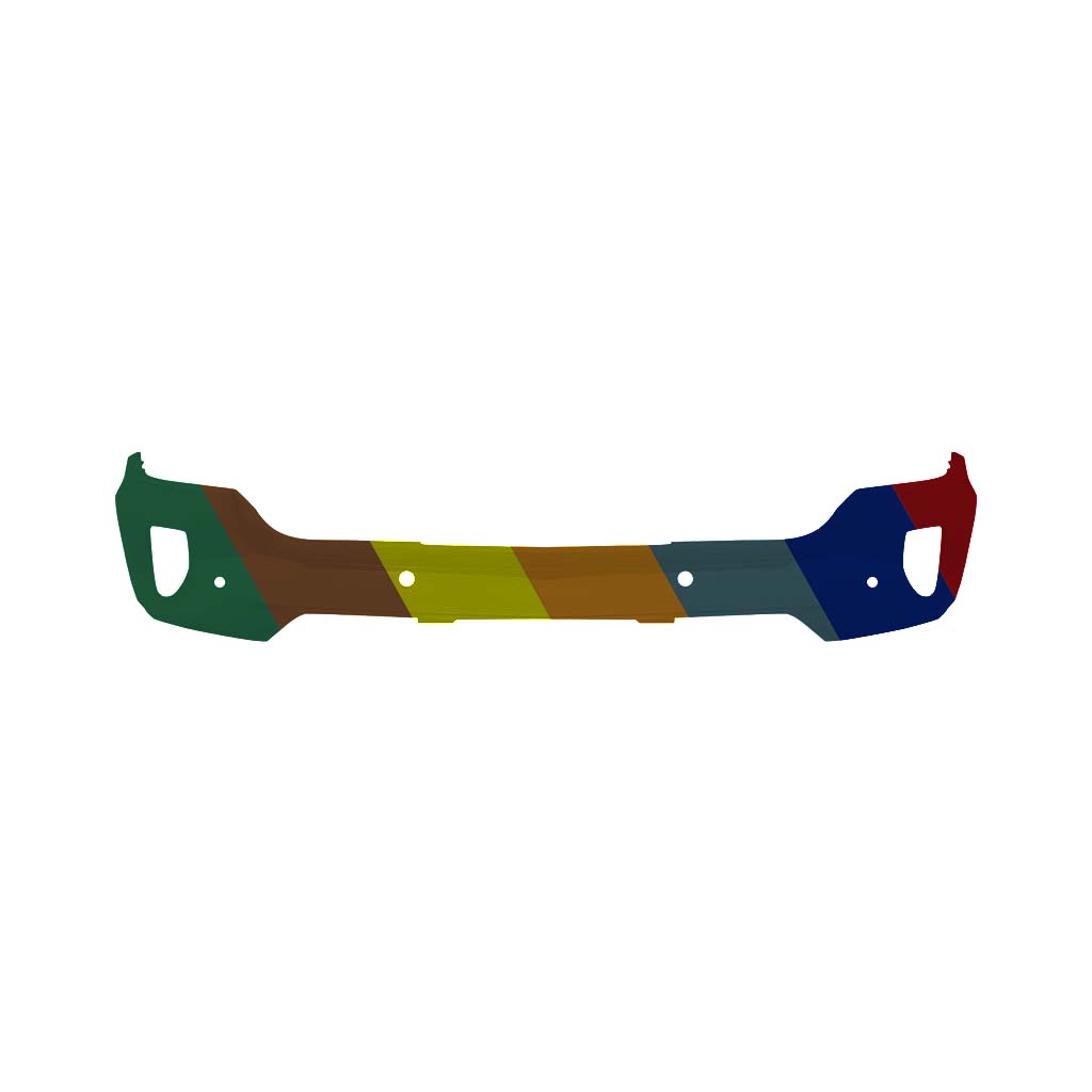 GM TRUCKS & VANS SILVERADO/PU 1500 (19 OLD STYLE) FRONT BUMPER PTD (WO/SKID PLATE)(WO/FOG)(WO/SENSOR) OEM#84029793 2016-2019 PL#GM1002869
