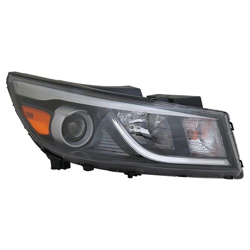 KIA SEDONA MINIVAN HEAD LAMP ASSY RIGHT (Passenger Side) (HALOGEN)(WO/ LED)(L/LX) OEM#92102A9110 2015-2018 PL#KI2503181