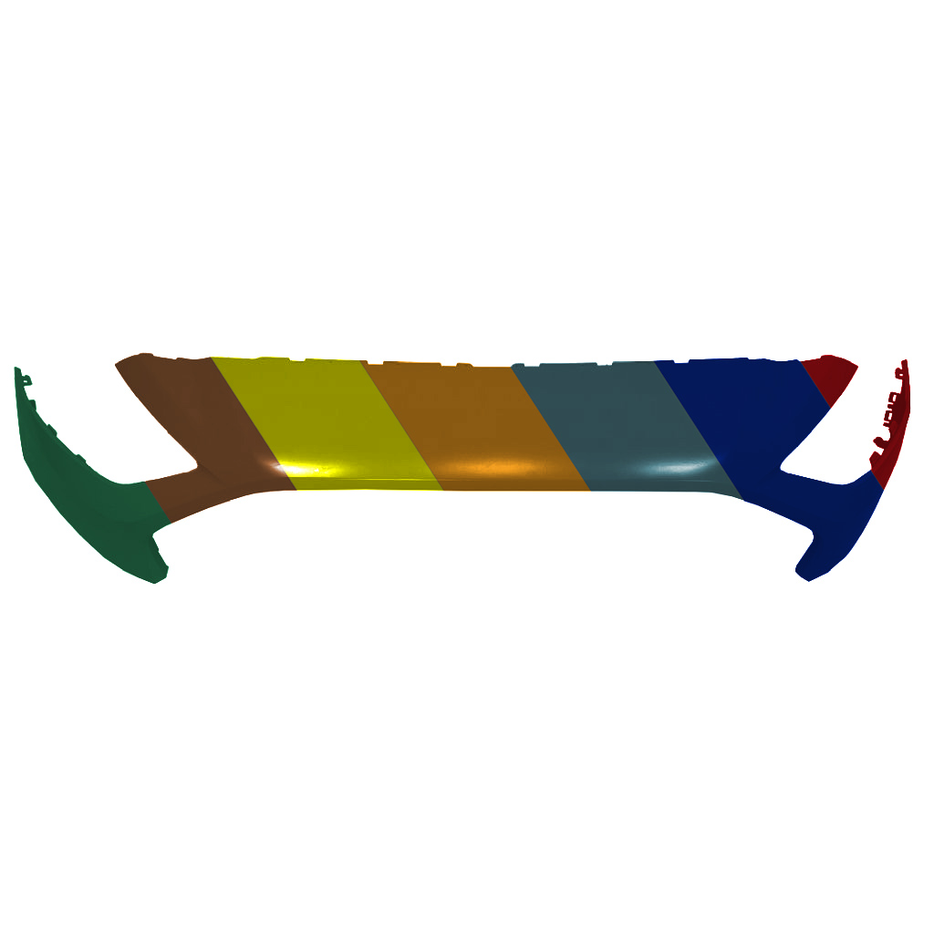 FORD TRUCKS & VANS TRANSIT CONNECT FRONT BUMPER COVER UPPER PRM OEM#KT1Z17757AD 2019-2023 PL#FO1014149