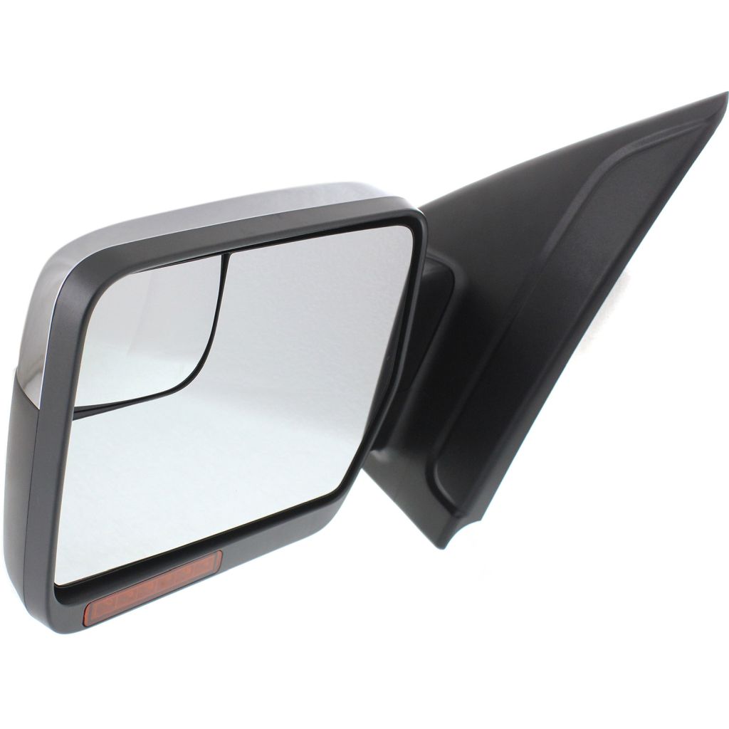 FORD TRUCKS & VANS FORD/PU (F150)(EXC SVT RAPTOR) DOOR MIRROR LEFT (Driver Side) PWR/HTD/SIGNAL/MEMORY(CHR)(W/REFL)(SINGLE ARM)(W/SPOT)(WO/DIM OEM#BL3Z17683GA-PFM 2011-2014 PL#FO1320406
