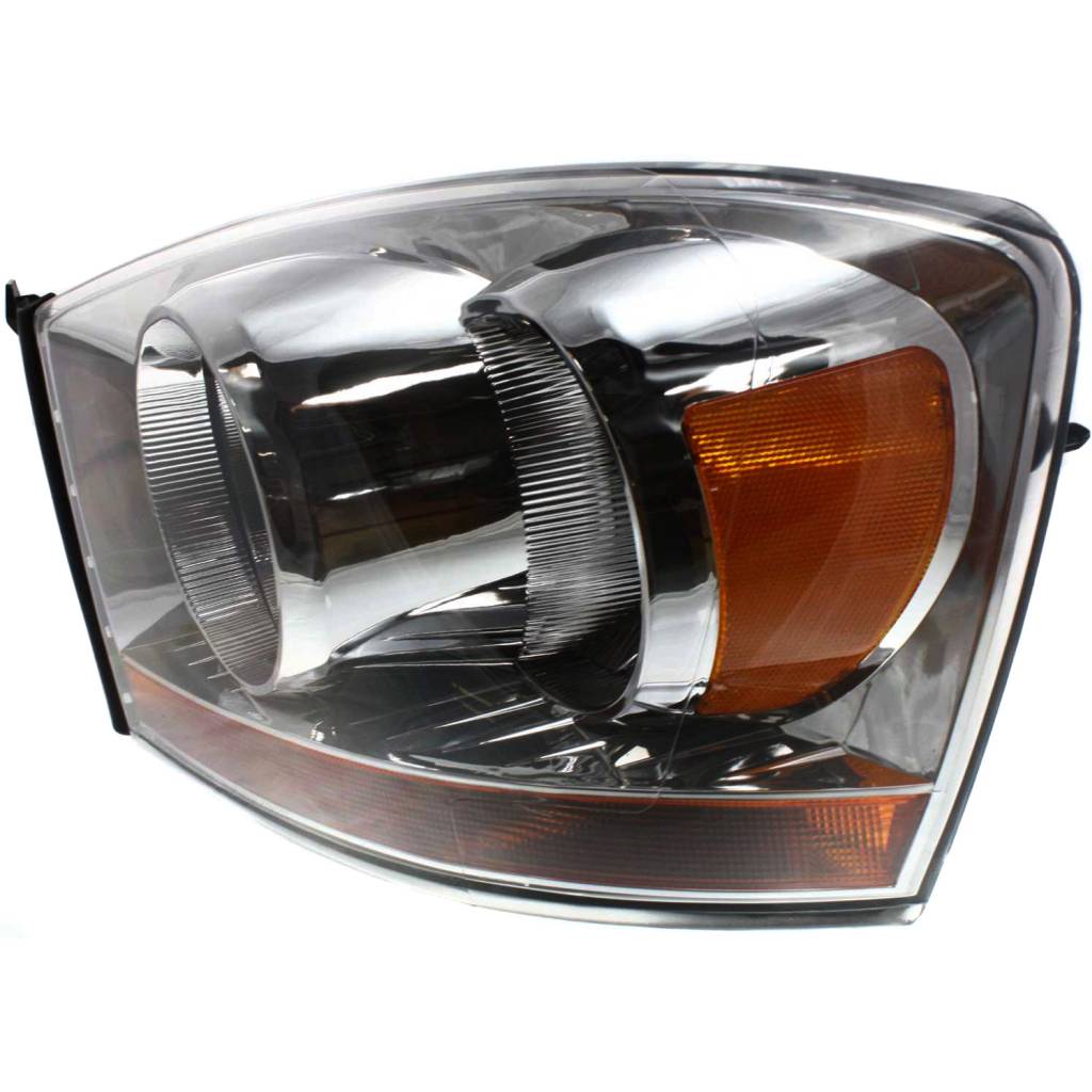 DODGE TRUCKS & VANS DODGE/PU (R2500/3500)(R1500 Mega Cab 06-08) HEAD LAMP ASSEMBLY LEFT (Driver Side) (W/O BLACK BEZEL) OEM#55077795AD 2006 PL#CH2518114