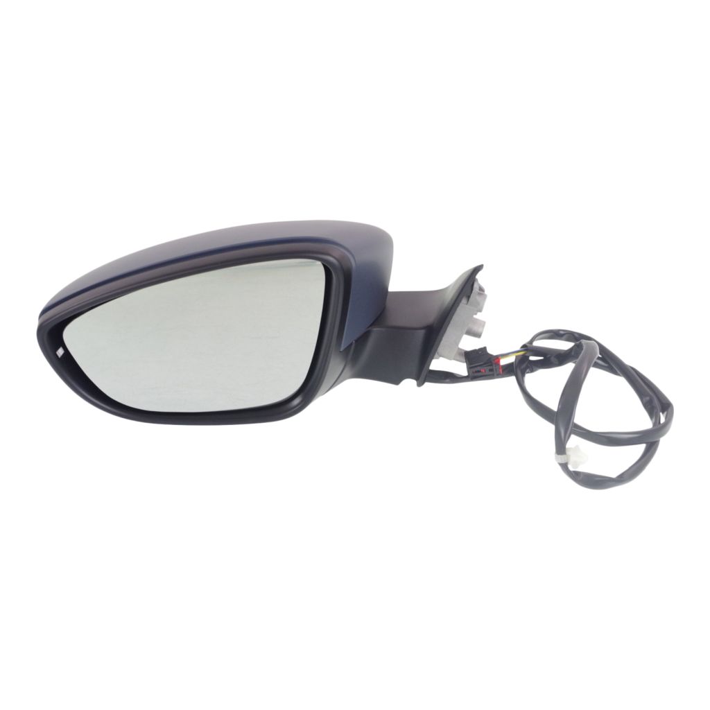 VOLKSWAGEN PASSAT DOOR MIRROR LEFT (Driver Side) PWR/HTD/SIGNAL (WO/MEMORY) OEM#561857507M9B9-PFM 2012 PL#VW1320158