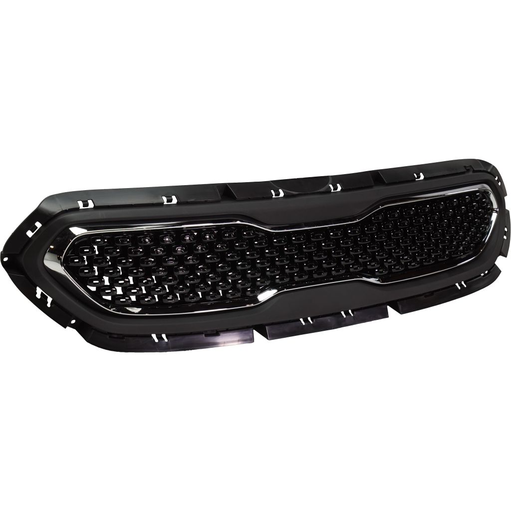 KIA NIRO GRILLE CHROME FRAME/BLACK INNER (LX/FE/EX/S TOURING) OEM#86350G5000 2017-2019 PL#KI1200200
