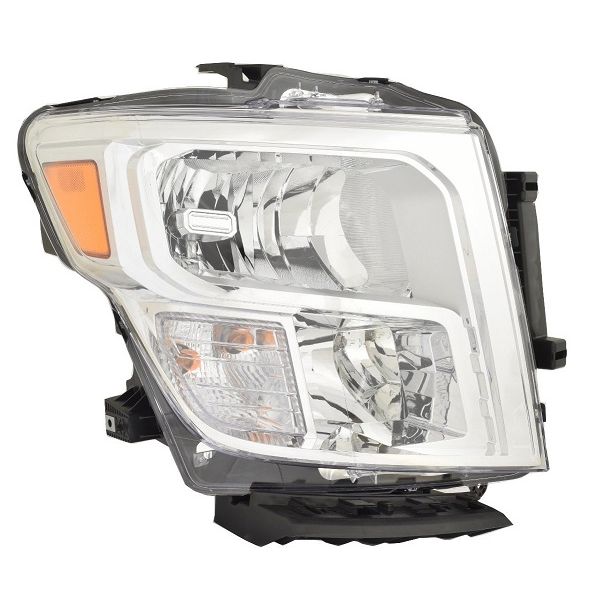 NISSAN TITAN HEAD LAMP ASSY RIGHT (Passenger Side) (HALOGEN)(S/SV MDL) OEM#260109FV1A 2020-2024 PL#NI2503280