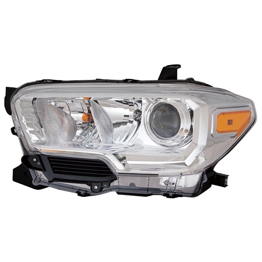 TOYOTA TACOMA HEAD LAMP ASSY LEFT (Driver Side) (WO/LED DRL)(WO/FOG LAMP)(ALL CHROME BEZEL)(SR)**CAPA** OEM#8115004251 2019-2023 PL#TO2502284C
