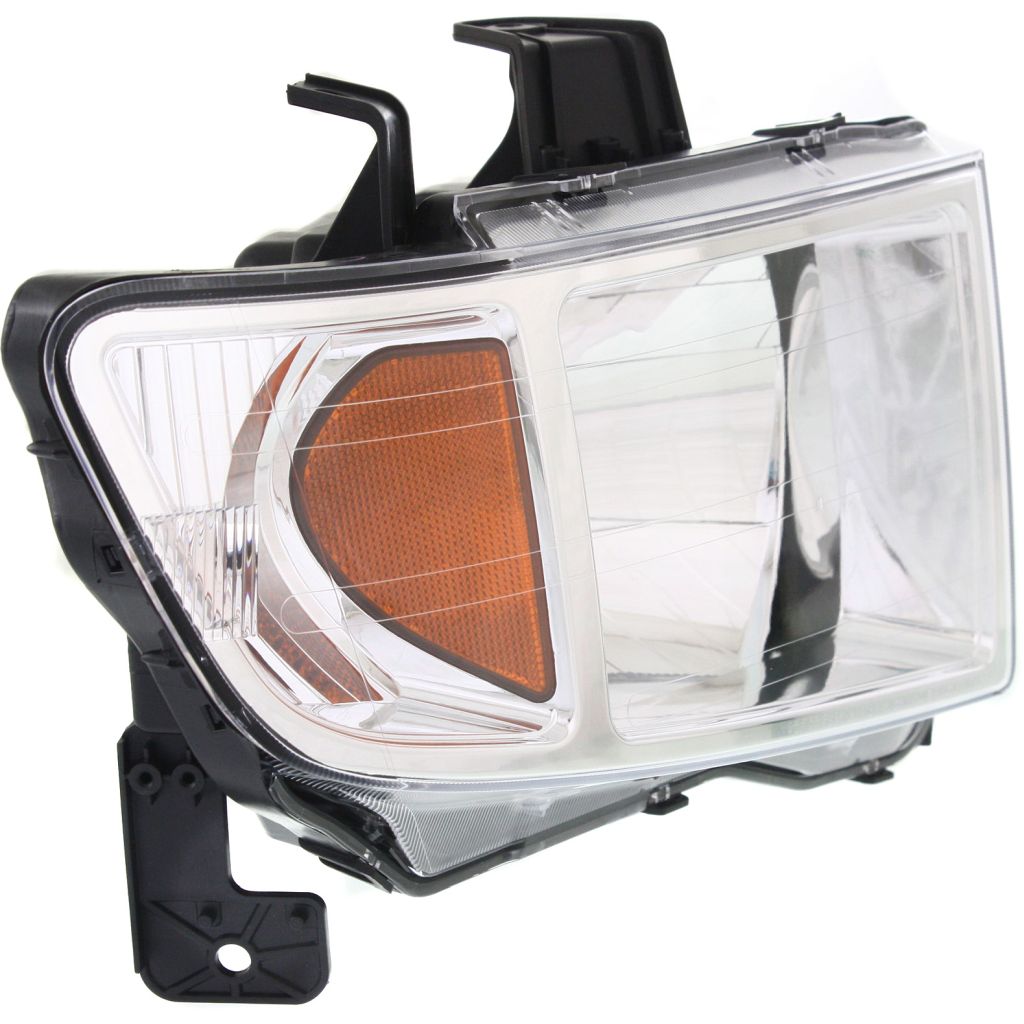 HONDA RIDGELINE HEAD LAMP UNIT RIGHT (Passenger Side)(CHR BEZEL)(EXC SPORT) **CAPA** OEM#33101SJCA11 2009-2014 PL#HO2519128C