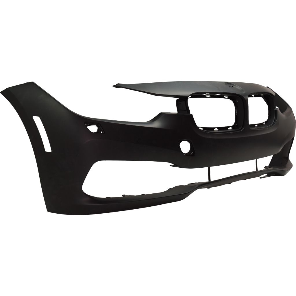 BMW BMW 3 (SEDAN) FRONT BUMPER COVER PRIMED W/WASHER WO/M SPORT (SPORT/SHADOW SPORT) OEM#51117445141 2016-2018 PL#BM1000456