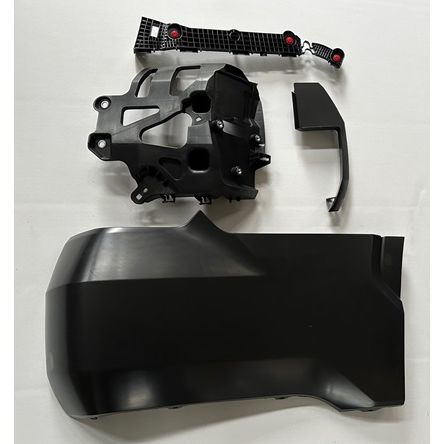TOYOTA TUNDRA REAR BUMPER END COVER ASSY RIGHT (Passenger Side) PRIMED (WO/SENSOR)(WO/WHEEL OPENING MLDG) OEM#521610C903-PFM 2022-2025 PL#TO1105142