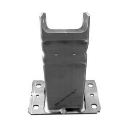 AUDI A4 SEDAN FRONT BUMPER BRACKET RIGHT (Passenger Side) (ALUM) **CAPA** OEM#8W0807134A 2017-2024 PL#AU1067110C