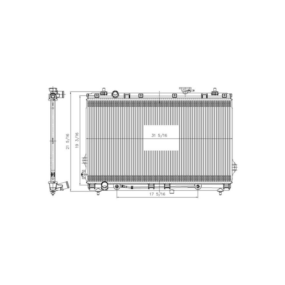 HYUNDAI ENTOURAGE RADIATOR ASSEMBLY OEM#253104D902 2007-2008 PL#KI3010128