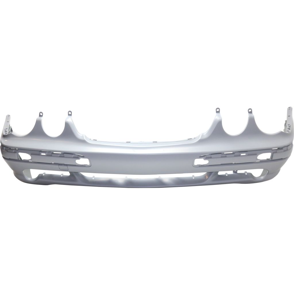 MERCEDES-BENZ E-CLASS (210) (SEDAN /WAGON ) FRONT BUMPER COVER PRIMED (W/O Washer)(W/ Sport Pkg) OEM#2108852525 2000-2003 PL#MB1000143