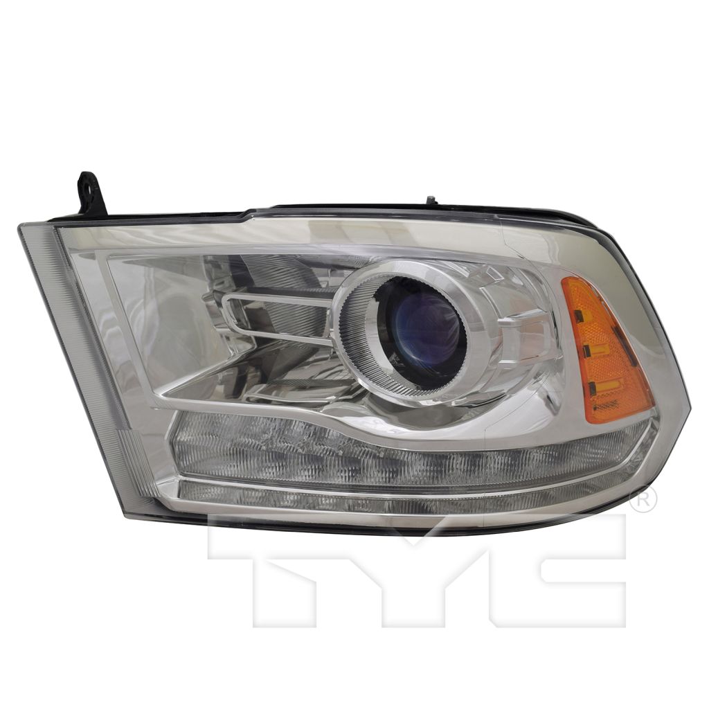 DODGE TRUCKS & VANS DODGE/PU (R1500) HEAD LAMP LEFT (Driver Side) (W/PROJECTOR)(CHR BEZEL)**CAPA** OEM#68093217AD 2013-2015 PL#CH2502244C