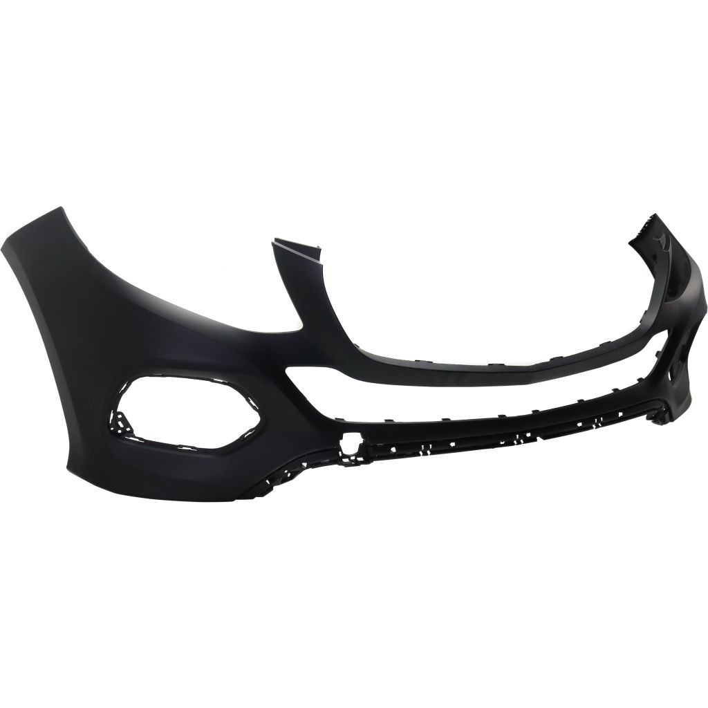 MERCEDES-BENZ GLE-CLASS SUV PLUG-IN (166) FRONT BUMPER COVER PRIMED (WO/SPORT PKG)(WO/ACTIVE PK ASSIST)**CAPA** OEM#16688591259999 2016-2019 PL#MB1000495C